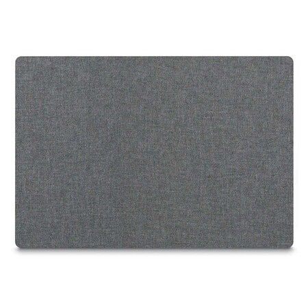 United Visual Products Corkboard, Fabric, Wht/Buff, 3 Door, 72x36" UV306-WHITE-BUFF